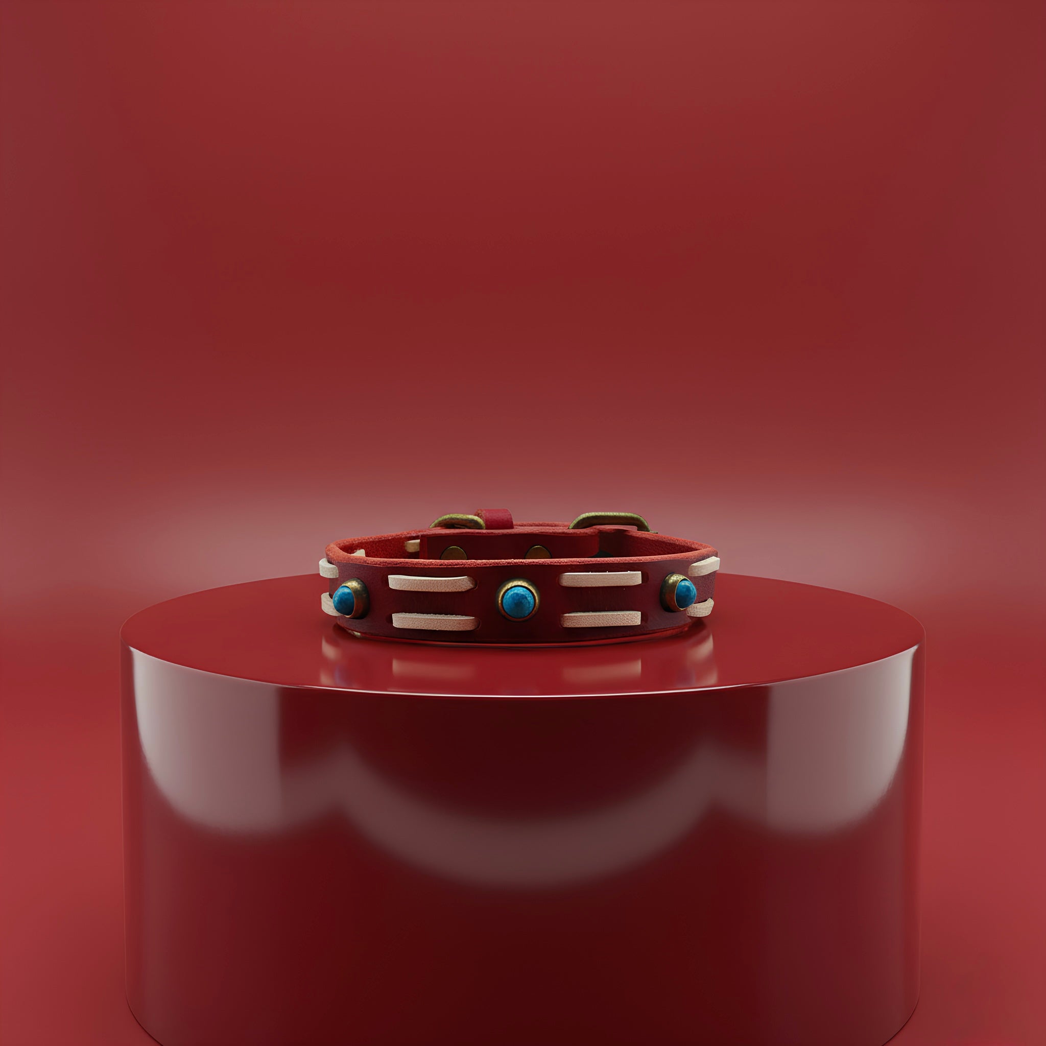 Collier Petit Guerrier - Rouge