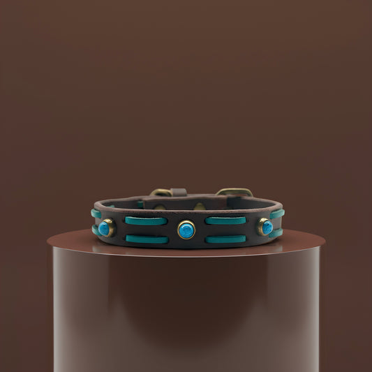 Collier Petit Guerrier - Marron