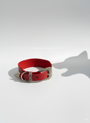 Collier Rodéo - Cuir Rouge