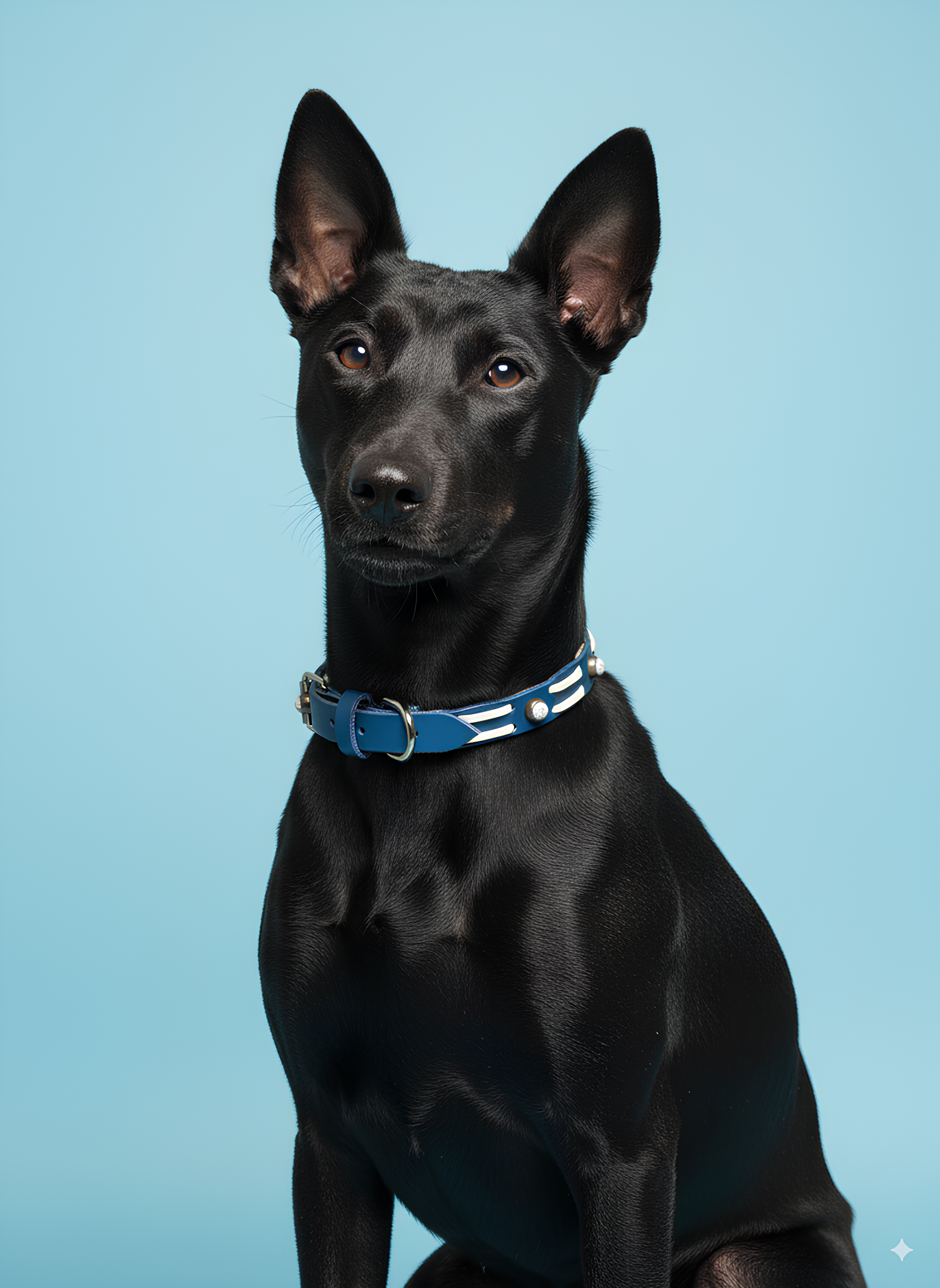 Collier Petit Guerrier - Bleu Royal