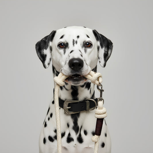 Collier Rodéo - Cuir Noir